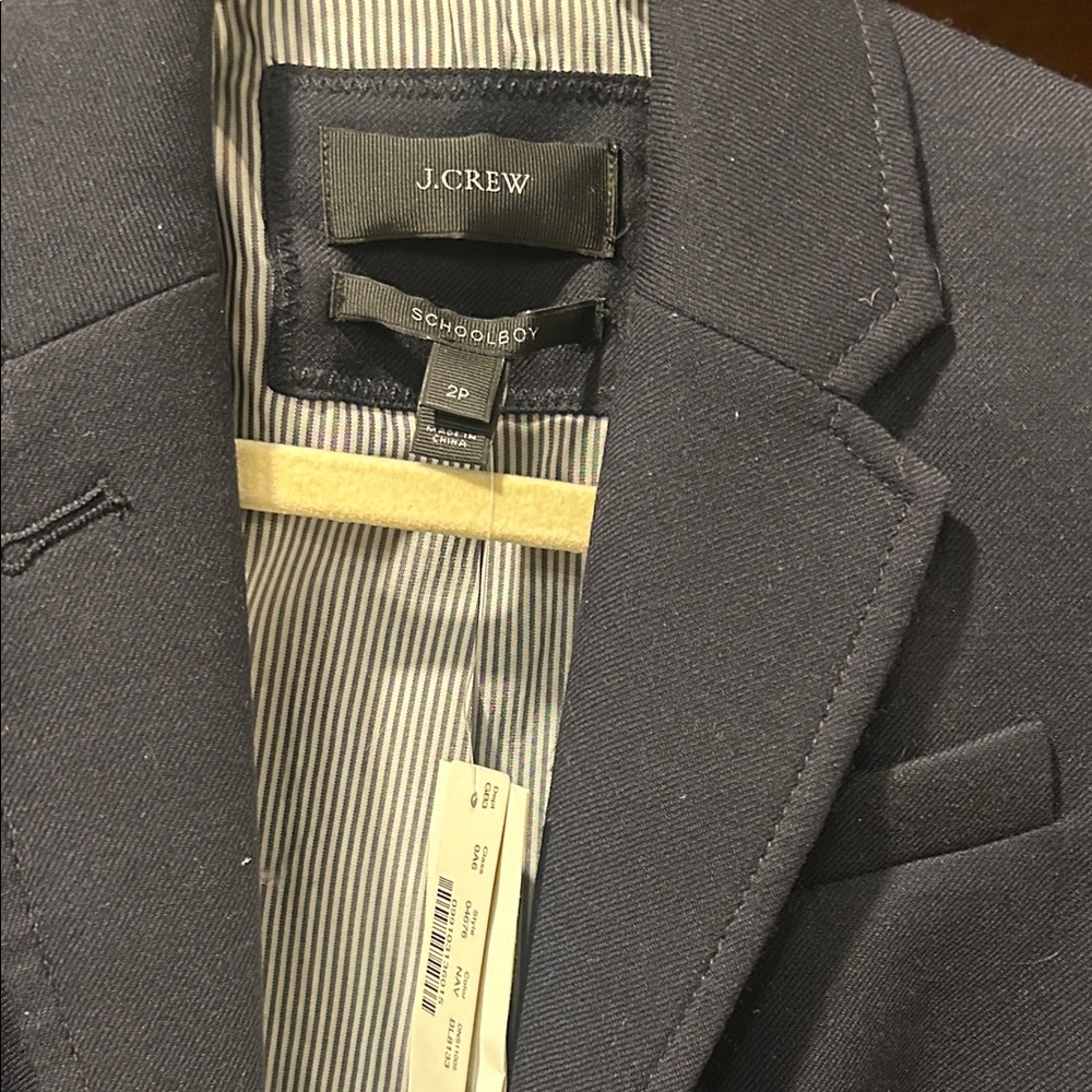 J. Crew Navy schoolboy wool Blazer with Gold Buttons - Picture 2 of 3